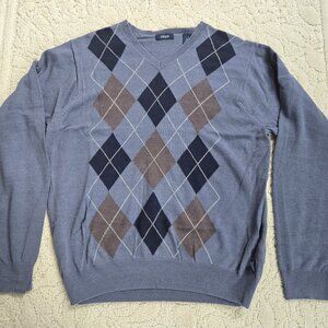 Izod Mens V-Neck Sweater Sz M